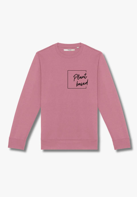 Plant Based Sqaure - Sweatshirt aus Bio-Baumwollmix