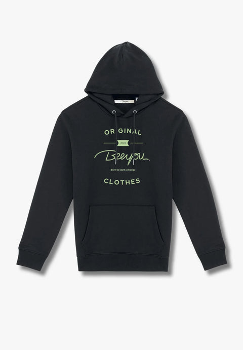 LIVIA- Hoodie körpernaher Schnitt aus Bio-Baumwoll Mix