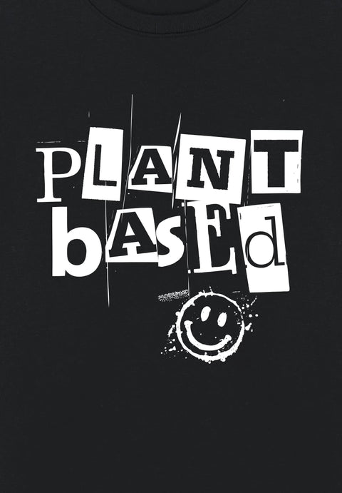 Plant Based Smiley - Sweatshirt aus Bio-Baumwollmix
