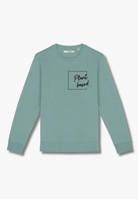 Plant Based Sqaure - Sweatshirt aus Bio-Baumwollmix