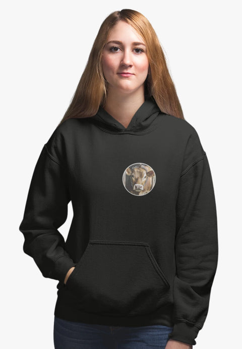 Anbindehaltung abschaffen - Hoodie aus Bio-Baumwollmix