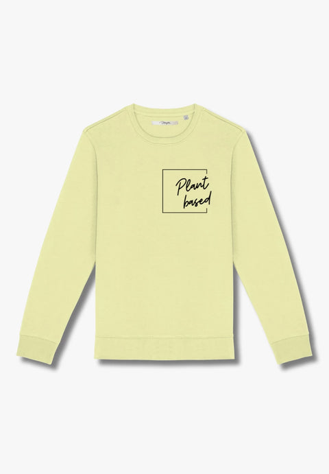 Plant Based Sqaure - Sweatshirt aus Bio-Baumwollmix