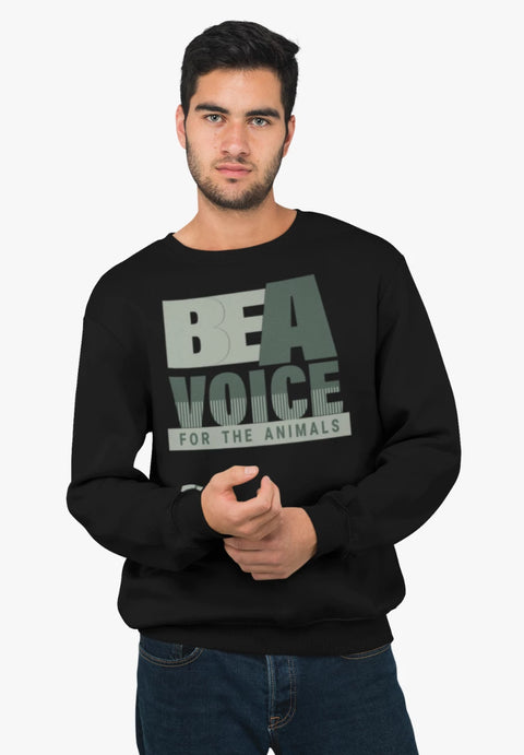 Be a Voice - For the Animals - Sweatshirt aus Bio-Baumwollmix