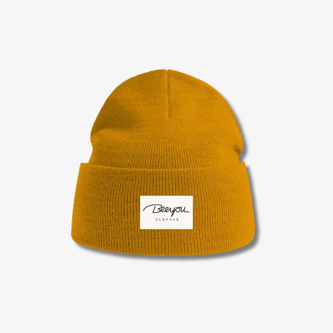 Beanie mit Beeyou. Logo