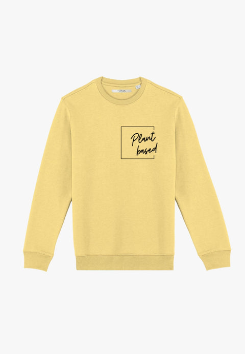 Plant Based Sqaure - Sweatshirt aus Bio-Baumwollmix