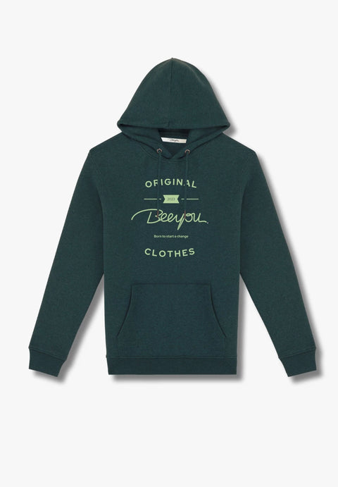 LIVIA- Hoodie körpernaher Schnitt aus Bio-Baumwoll Mix