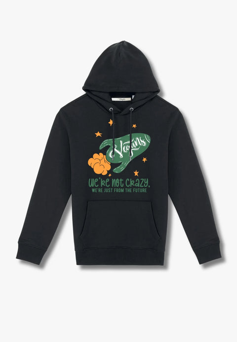 We’re Not Crazy, We’re Just from the Future - Hoodie aus Bio-Baumwollmix