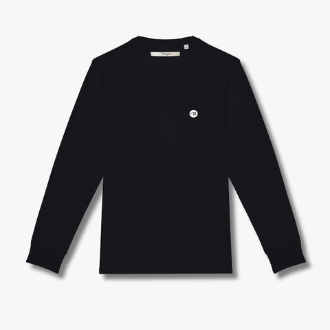 NIVARO - Longsleeve Regular-Fit aus Bio-Baumwolle