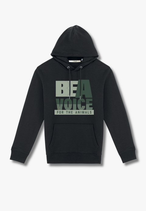 Be a Voice for the Animals - Hoodie aus Bio-Baumwollmix