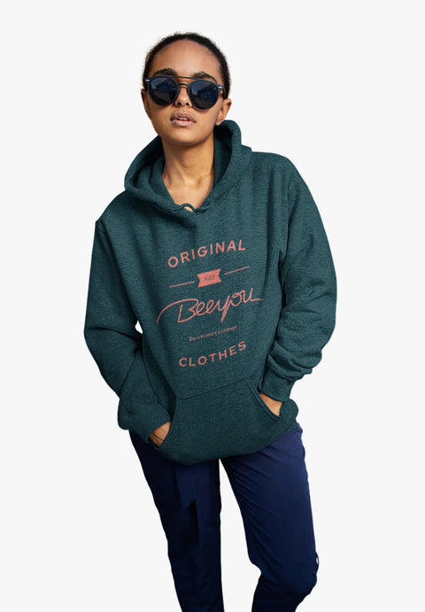 LIVIA- Hoodie körpernaher Schnitt aus Bio-Baumwoll Mix