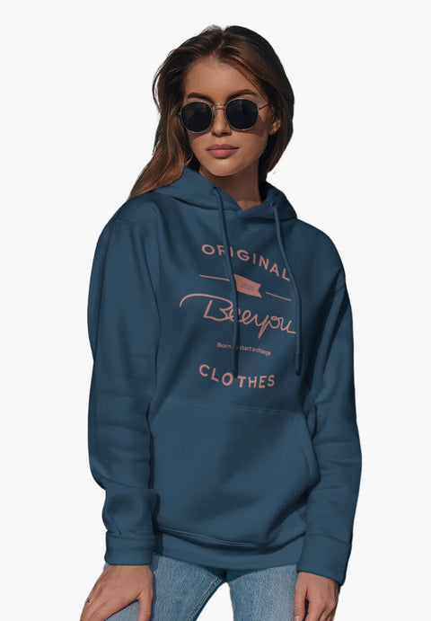 LIVIA- Hoodie körpernaher Schnitt aus Bio-Baumwoll Mix