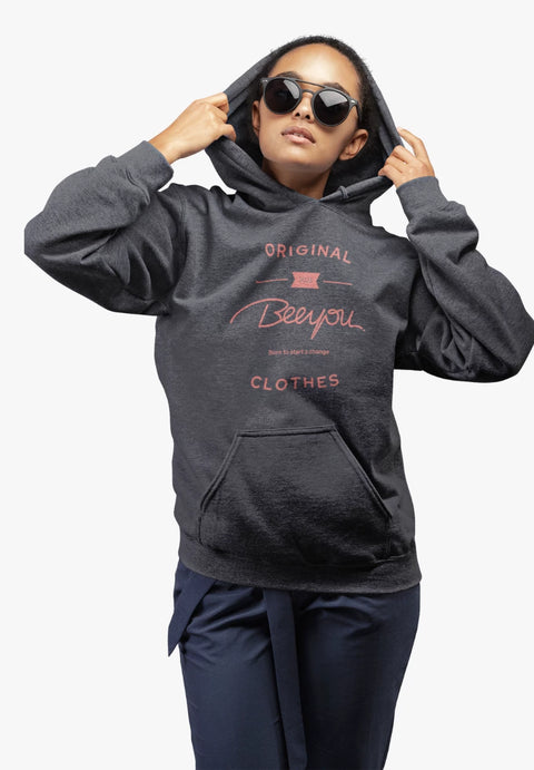 LIVIA- Hoodie körpernaher Schnitt aus Bio-Baumwoll Mix
