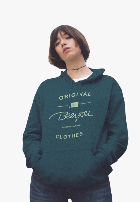 LIVIA- Hoodie körpernaher Schnitt aus Bio-Baumwoll Mix