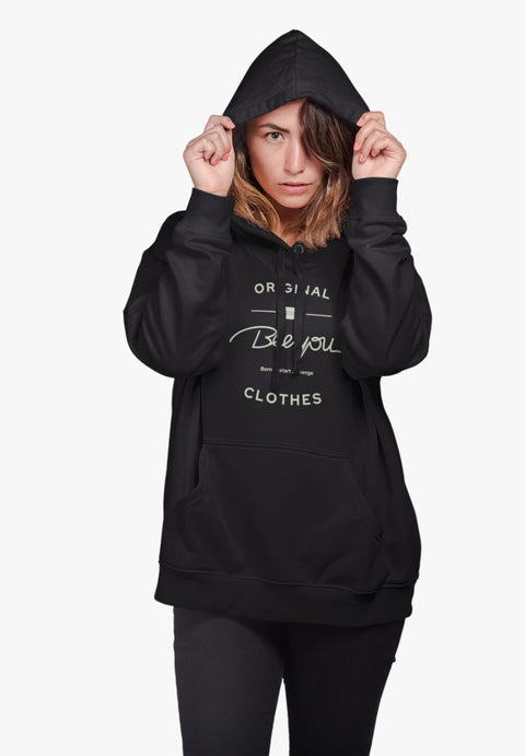 LIVIA- Hoodie körpernaher Schnitt aus Bio-Baumwoll Mix