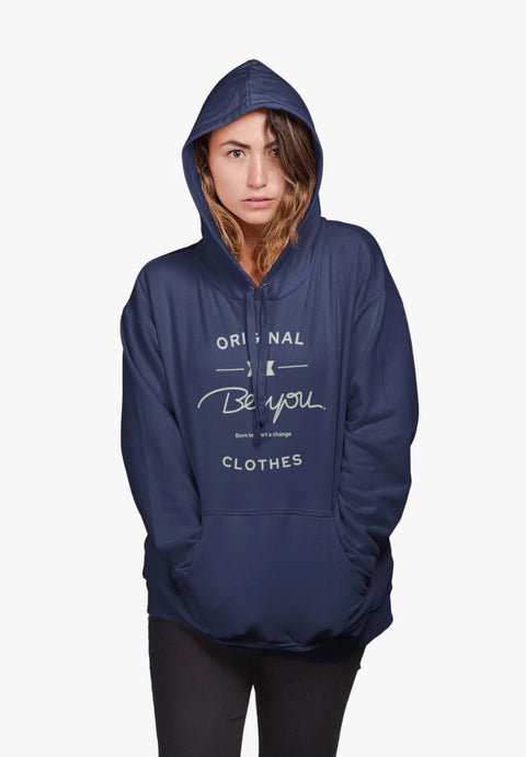 LIVIA- Hoodie körpernaher Schnitt aus Bio-Baumwoll Mix