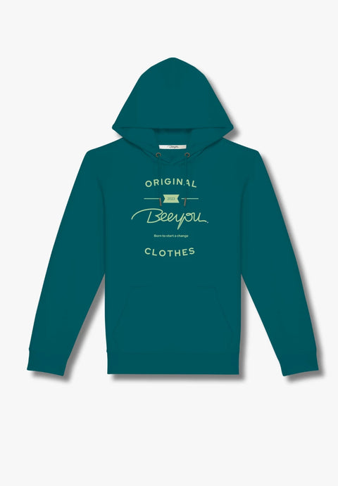 LIVIA- Hoodie körpernaher Schnitt aus Bio-Baumwoll Mix