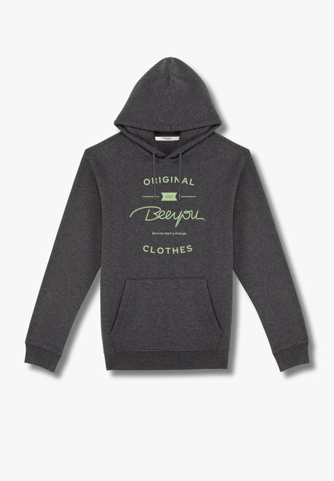 LIVIA- Hoodie körpernaher Schnitt aus Bio-Baumwoll Mix